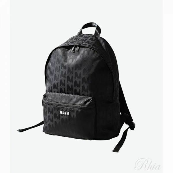 MSGM 나일론 로고 백팩 3740MZ38 640 99 - MSGM