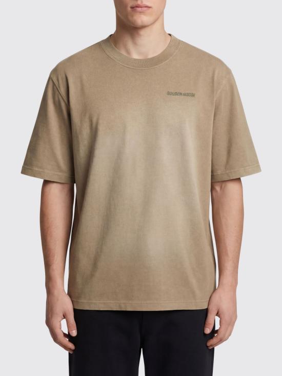 26SS 골든구스 반팔 티셔츠 GUP01873 P002379 15878 BEIGE DOM - Golden Goose