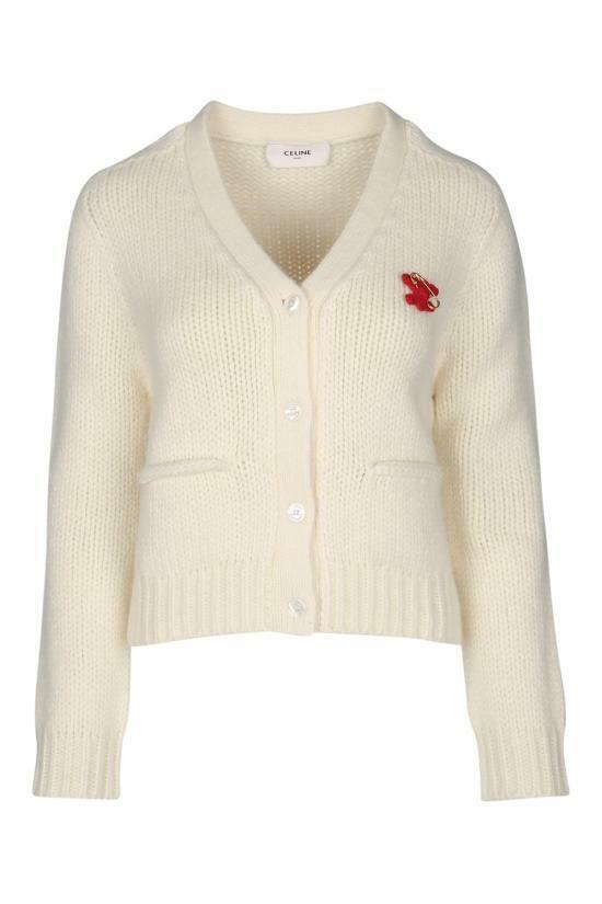 셀린느 캐시미어 실크 가디건 RY0KM0899 01OW OFF WHITE DOM - Celine