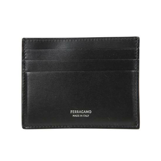 26SS 살바토레 페라가모 명함지갑 661396 772114 BLACK DOM - Salvatore Ferragamo