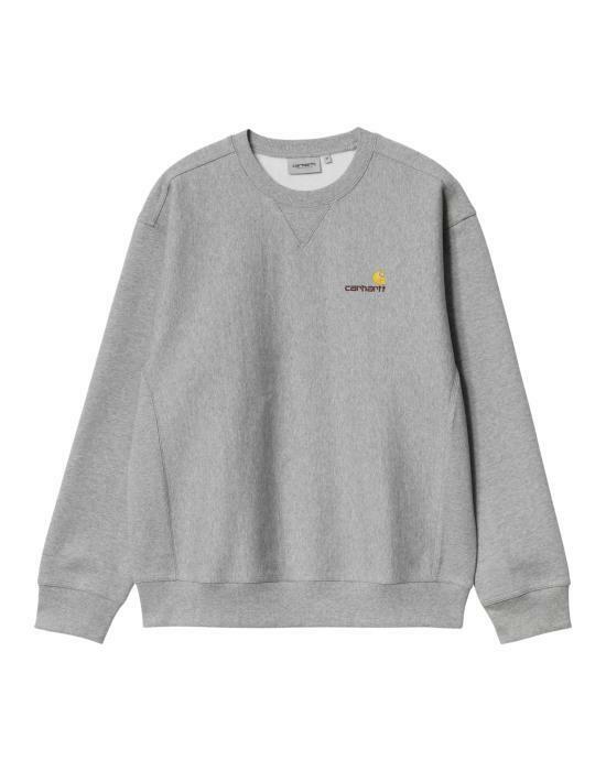 26SS 칼하트 WIP 긴팔 티셔츠 I025475 V6XX GREY HEATHER DOM - Carhartt