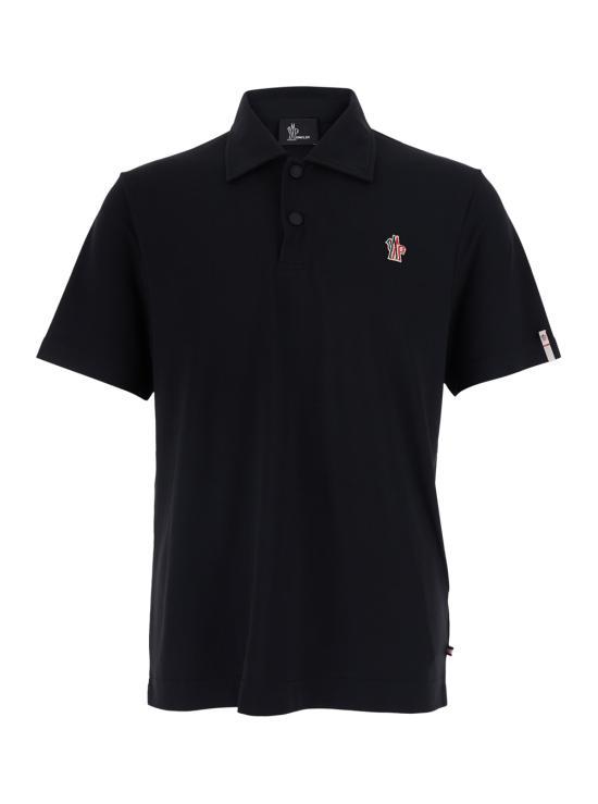 26SS 몽클레어 폴로 티셔츠 8A00004 89AVZ 999 BLACK DOM - Moncler