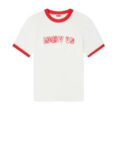 26SS 겐조 반팔 티셔츠 FG5 5TS106 4SK 02 OFF WHITE DOM 썸네일 1