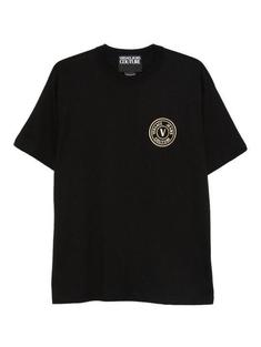 26SS 베르사체 반팔 티셔츠 80GAHT04 CJ00T G89 BLACK GOLD DOM 썸네일 1