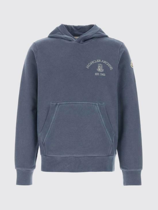 26SS 몽클레어 후드 티셔츠 8G00012 89BAZ 74P BLUE DOM - Moncler