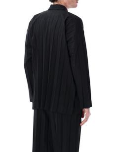 26SS 옴므 플리세 이세이 미야케 긴팔 셔츠 HP66FJ17615 BLACK DOM 썸네일 2