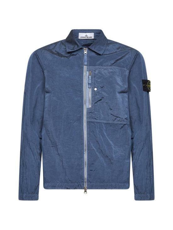 26SS 스톤 아일랜드 긴팔 셔츠 L1S15 1200038 S0019 V0024 AVIO BLUE DOM - Stone Island