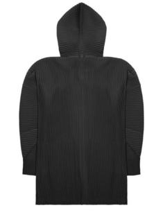 26SS 옴므 플리세 이세이 미야케 후드 티셔츠 HP66JC02115 BLACK DOM 썸네일 2