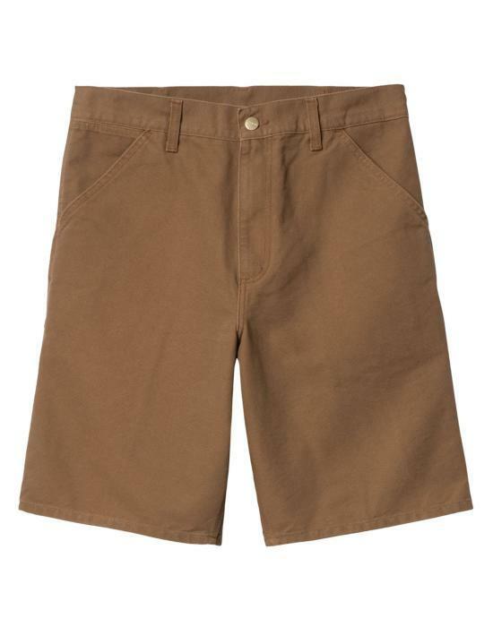 26SS 칼하트 WIP 싱글 니 쇼츠 I027942 HZ02 HAMILTON BROWN DOM - Carhartt