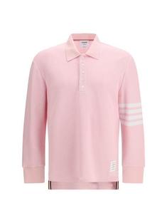 26SS 톰브라운 텍스쳐드 피케 4바 롱슬리브 폴로셔츠 MJP234A J0248 680 LIGHT PINK DOM 썸네일 1