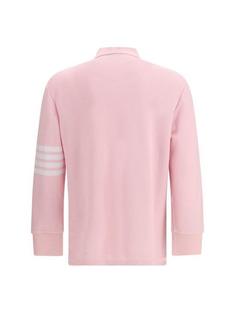 26SS 톰브라운 텍스쳐드 피케 4바 롱슬리브 폴로셔츠 MJP234A J0248 680 LIGHT PINK DOM 썸네일 2