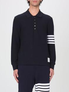 26SS 톰브라운 텍스쳐드 피케 4바 롱슬리브 폴로셔츠 MJP234A J0248 415 NAVY DOM 썸네일 1