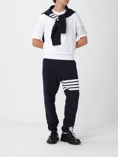 26SS 톰브라운 텍스쳐드 피케 4바 롱슬리브 폴로셔츠 MJP234A J0248 415 NAVY DOM 썸네일 2