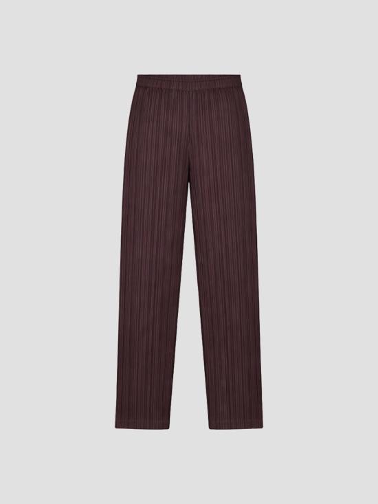 플리츠플리즈 수트 팬츠 PP66JF37284 BORDEAUX DOM - Pleats Please