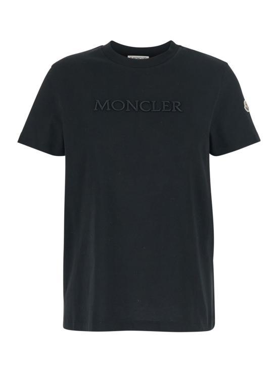 26SS 몽클레어 반팔 티셔츠 8C00021 89AUO 999 BLACK DOM - Moncler