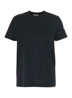 26SS 몽클레어 반팔 티셔츠 8C00021 89AUO 999 BLACK DOM 썸네일 1