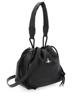 26SS 비비안웨스트우드 토트백 4C03000CU S000D N403 BLACK DOM 썸네일 2