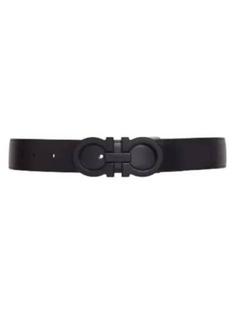 26SS 살바토레 페라가모 가죽 벨트 679710 688772 BLACK MARINE BLUE DOM 썸네일 1
