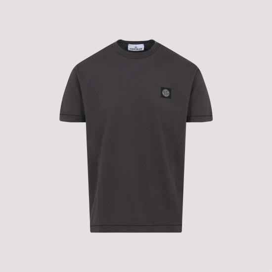 26SS 스톤 아일랜드 60 2 코튼 저지 슬림핏 티셔츠 L1S15 2100027 S0013 V0065 CHARCOAL DOM - Stone Island