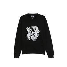 26SS 베르사체 긴팔 티셔츠 80GAIE01 CF00E 899 BLACK DOM 썸네일 1