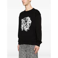 26SS 베르사체 긴팔 티셔츠 80GAIE01 CF00E 899 BLACK DOM 썸네일 2