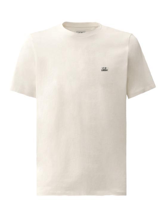 26SS 씨피 컴퍼니 30 1 저지 숏슬리브 로고 패치 티셔츠 RCCMTS726A 005100W 103 GAUZE WHITE DOM - CP company