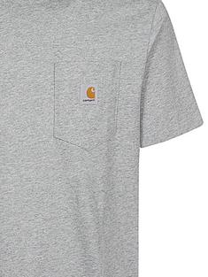 26SS 칼하트 WIP 숏슬리브 포켓 티셔츠 I030434 V6XX GREY HEATHER DOM 썸네일 3