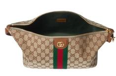 26SS 구찌 베니티 미디움 탑 핸들 백 857799 FAFUF 9870 BEIGE BROWN GG CANVAS DOM 썸네일 3