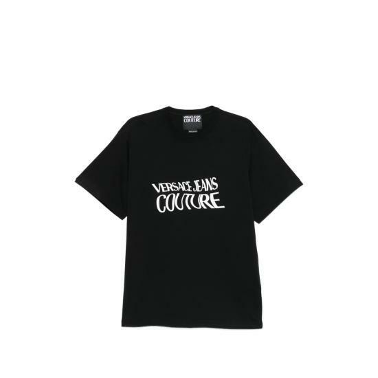 26SS 베르사체 반팔 티셔츠 80GAHE04 CJ00E 899 BLACK DOM - Versace