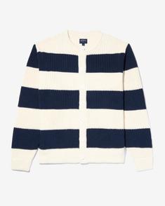 26SS 노아 가디건 NOAU261MRCD036NV WHITE NAVY DOM 썸네일 1