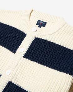 26SS 노아 가디건 NOAU261MRCD036NV WHITE NAVY DOM 썸네일 2