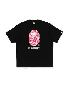 베이프 반팔 티셔츠 001TEM301005MBKG BLACK PINK DOM 썸네일 1