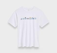 컨버스 반팔 티셔츠 CVM5T517 WHT 10A DOM 썸네일 1