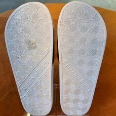 스테파노리치 슬리퍼 샌들 은장로고 화이트블루 UG31G761 VD B037 썸네일 7