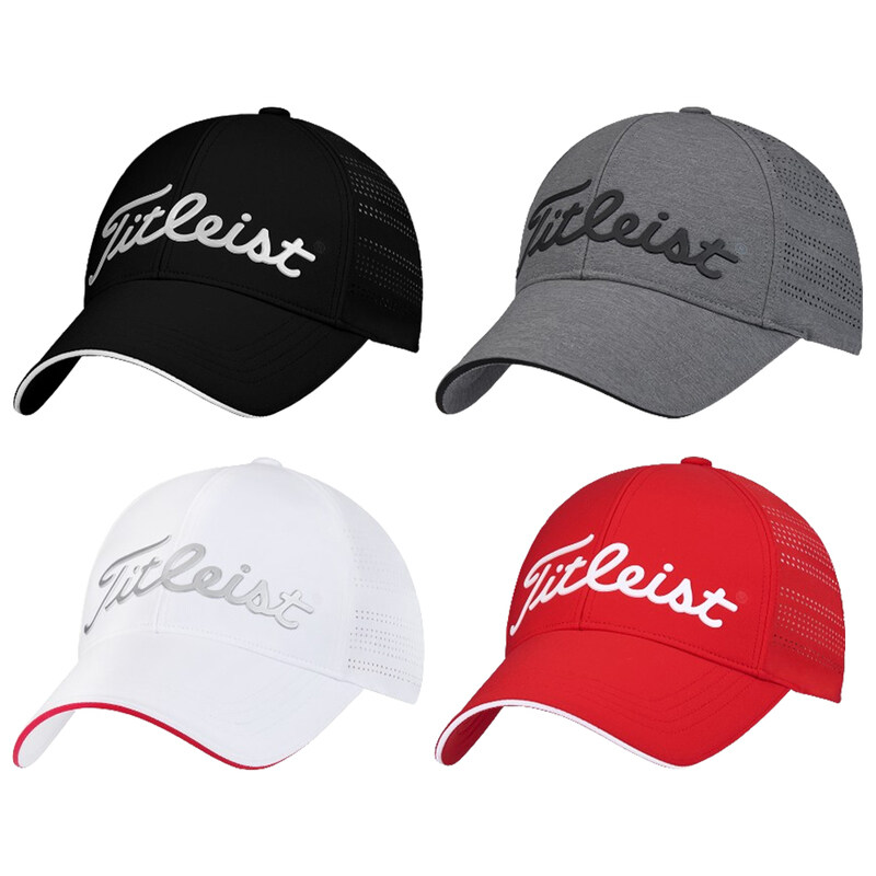 쇼핑백 선물포장 타이틀리스트 골프 남성 썸머 투어 핏 캡 모자 - titleist