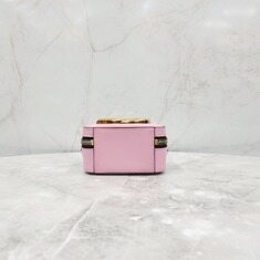 [럭스유] 돌체앤가바나 DG 로고 카프스킨 마이크로백 핑크 썸네일 5