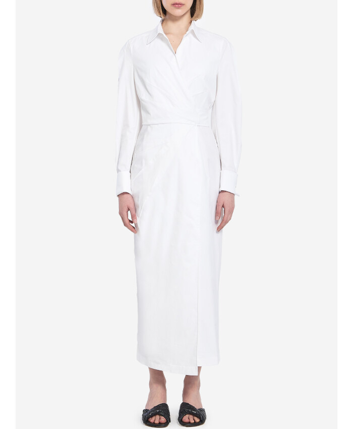 26FW 막스마라 코튼 롱 셔츠 원피스 [M] 251122105360010296 002 - Max Mara