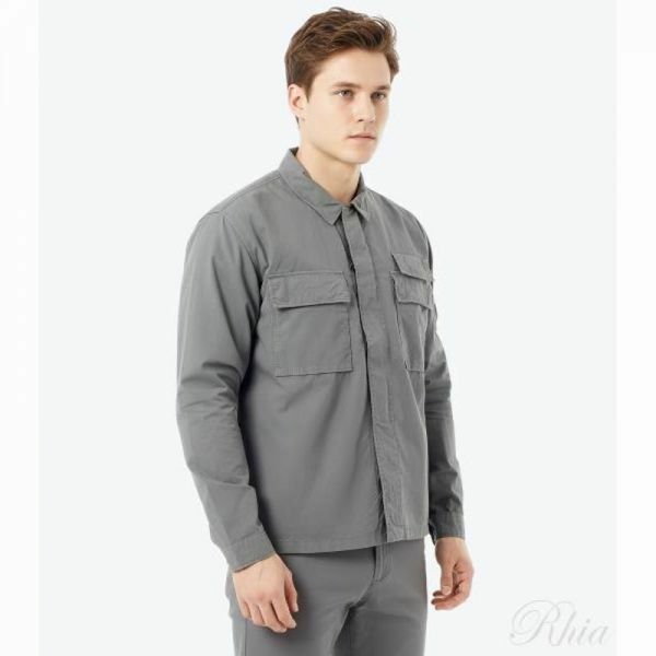 CP컴퍼니 오가닉 개버딘 유틸리티 렌즈 셔츠 18CMSH128A 110143G 935 - CP company
