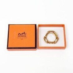 에르메스 셰인 던클 스카프링 레가테 스카프링 샹달크 체인링 골드 여성 스카프 썸네일 3