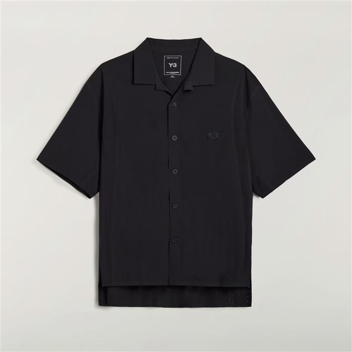 Y3 우븐 반팔셔츠 KF6044 BLACK - Yamamoto