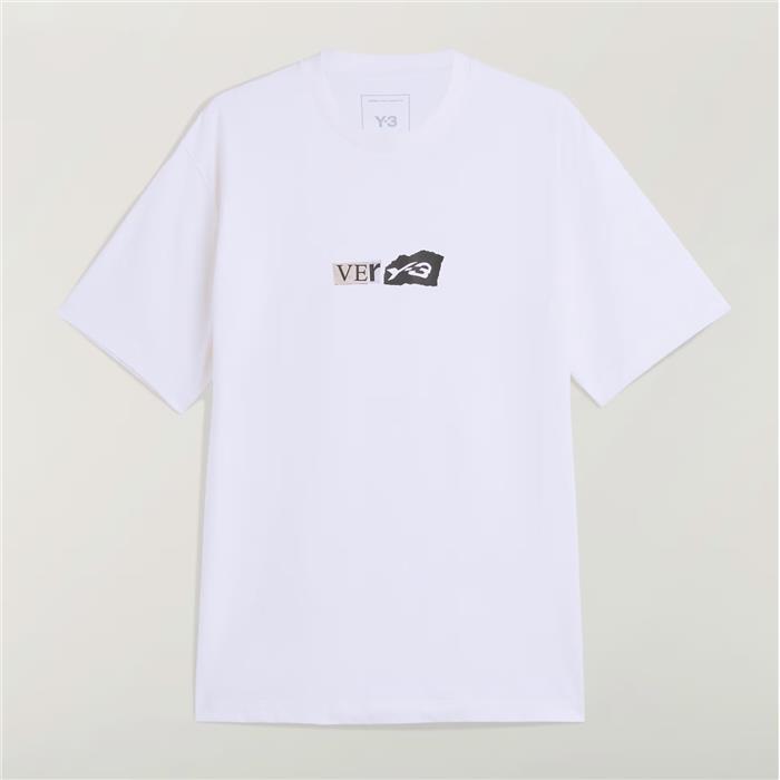 Y3 KQ9749 Chalk White 반팔티셔츠 - Yamamoto