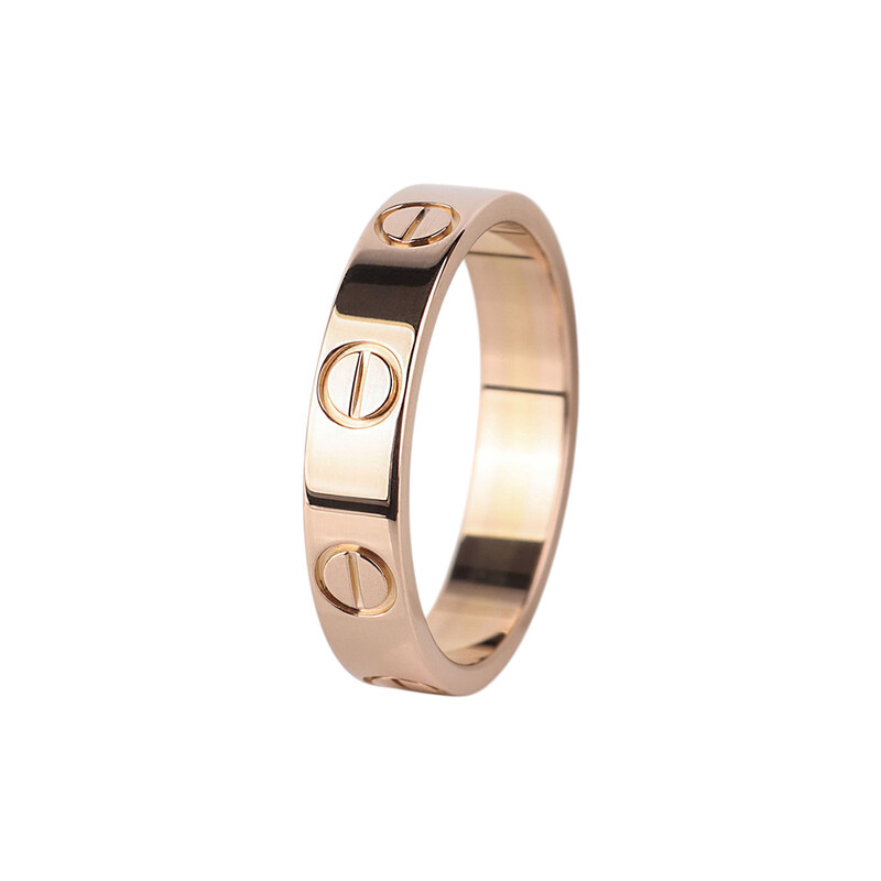 까르띠에 B40852 핑크골드 미니 러브링 반지 48호	36874-2 - Cartier