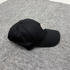 논현 더팩토리 26SS 몽클레어 여성 로고 와펜 패치 개버딘 베이스볼 볼캡 / 블랙 (3B00008 04863 999) 썸네일 2