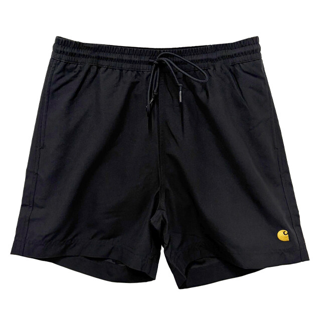 더팩토리 26SS 칼하트 윕 CHASE 체이스 트렁크 스윔 팬츠 / 블랙 골드 (I035062 00FXX) - Carhartt