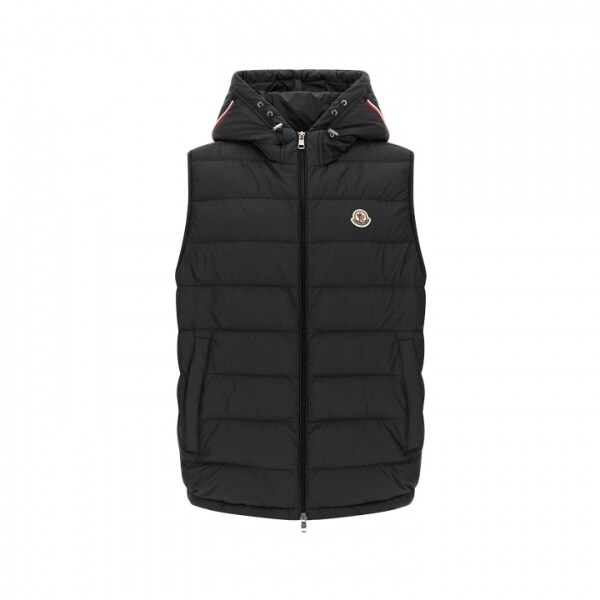 26SS 마르셀리안 MARSEILLAN 후드 패딩 베스트 블랙 1A000 19 597X2 999 - Moncler