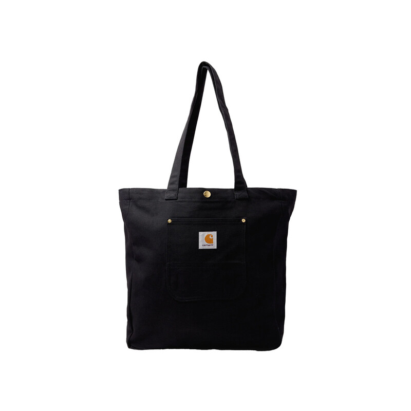 26SS 로고 패치 베이 토트백 블랙 I036333 8901 - Carhartt