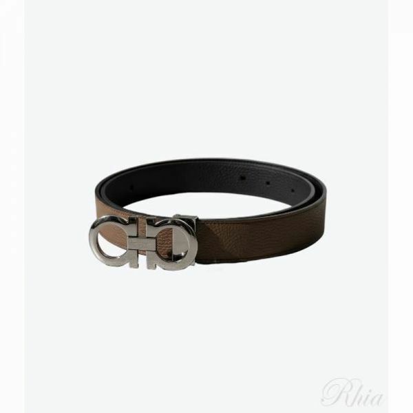 살바토레 페라가모 26SS 리버서블 간치니 벨트 675542 705614 - Salvatore Ferragamo