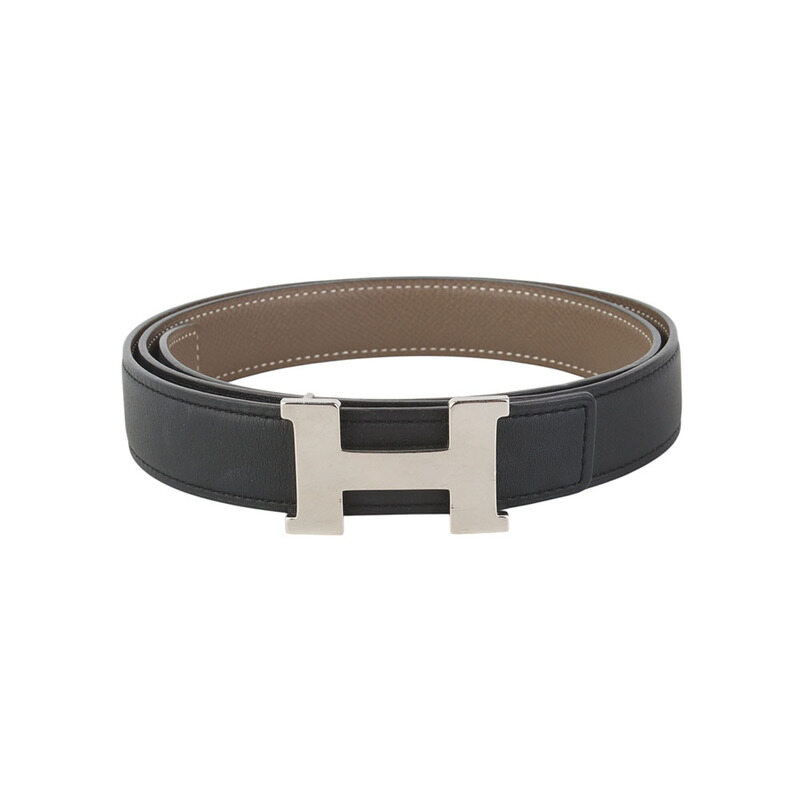에르메스 H064545CK05 은장 H버클 리버서블 양면 벨트 85 U각인 (국내인보이스) 36949 - Hermes