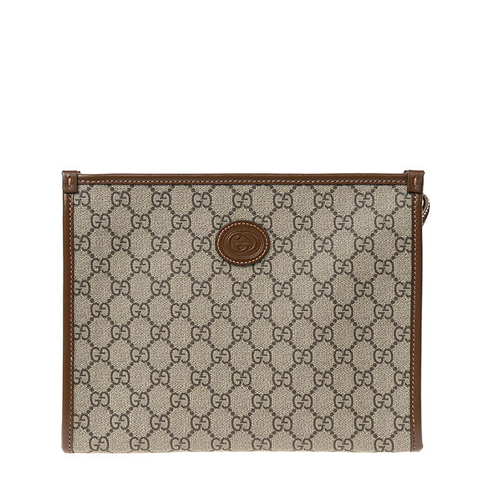 [로로모다] 구찌 인터로킹 공용 클러치백 / 672956-92TCG-8563 - Gucci