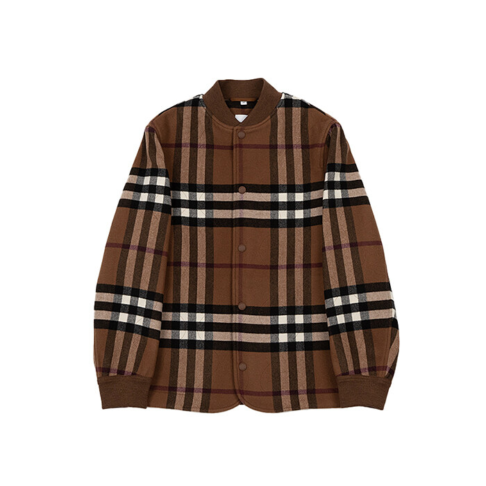 [로로모다] 버버리 퀼팅 울 블렌드 남성 보머 자켓 / 8071378 - Burberry